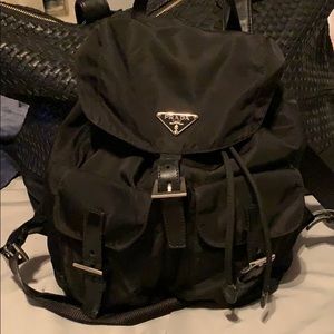 Prada Vela Large Two-Pocket Backpack